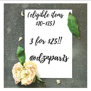 ⚜ Buy 3 for $25 ⚜